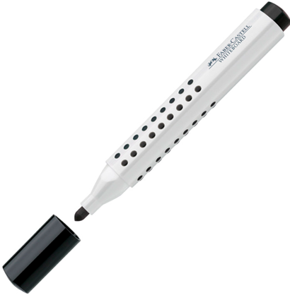 Маркер для магнитных досок Faber-Castell Whiteboard Grip 1583 перезаправляемый черный