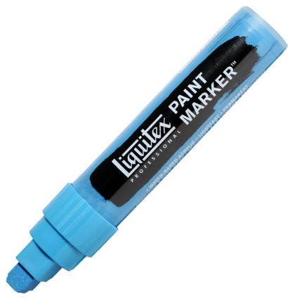 Маркер акриловый Liquitex Paint Marker широкий 15 мм 570 голубой бриллиант