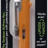 Ручка шариковая автоматическая Tombow AIRPRESS под давлением оранжевый корпус линия 0.7 мм, черная