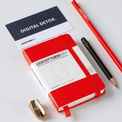 Блокнот Leuchtturm1917 Мини A7 в линейку фуксия 171 стр.