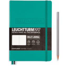 Записная книжка Leuchtturm «Bullet Journal» А5 в точку изумрудная 250 стр.