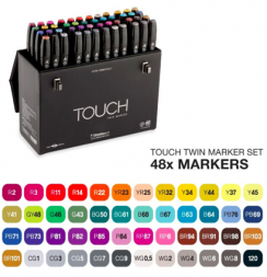 Touch Twin 48 цветов набор маркеров для скетчинга