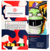 Набор спиртовых маркеров Graphmaster Box Set 12 Skin в кейсе (телесные)