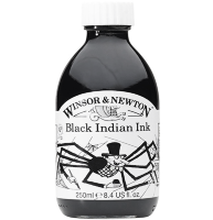 Тушь черная Winsor&Newton Ink 030 "Паук" для рисования и каллиграфии, 250 мл