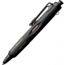 Ручка шариковая автоматическая Tombow AIRPRESS под давлением полностью черный корпус линия 0.7, черная