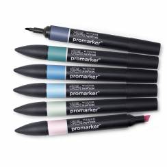 Набор маркеров Promarker 6 Sky Winsor & Newton небесные