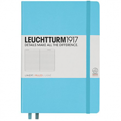 Записная книжка Leuchtturm «Medium» A5 в линейку холодный синий 251 стр.