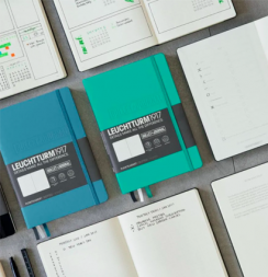 Записная книжка Leuchtturm «Bullet Journal» А5 в точку нордический синий 250 стр.