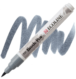 Акварельные маркеры Ecoline Brush Pen в наборе 5 Grey (серые)
