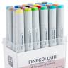Набор маркеров Finecolour Sketch 24 цвета для скетчей в фирменном кейсе Файнколор купить в магазине маркеров и товаров для скетчинга Скетчинг ПРО с доставкой по РФ и СНГ