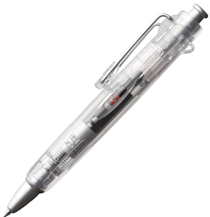 Ручка шариковая автоматическая Tombow AIRPRESS под давлением прозрачная линия 0.7мм, черная