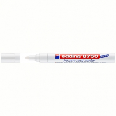 Маркер-краска Edding 8750 белый 2-4 мм для промышленной графики