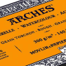 Arches Aquarelle Torchon блок бумаги для акварели из хлопка 18х26см / 20 листов / 300 гм (крупнозернистая) купить в художественном магазине Скетчинг Про с доставкой по РФ и СНГ