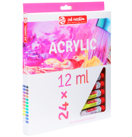 Набор акриловых красок Art Creation Acrylic для рисования 24 цвета в тубах по 12 мл