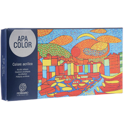 Набор акриловых красок Ferrario Apo Color, 10 цветов