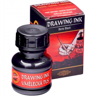 Тушь индийская Koh-I-Noor Drawing Ink кость жженая 2700, флакон 20 мл