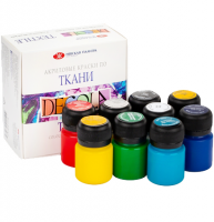 Краски по ткани Decola набор 9 цветов по 20 мл