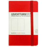 Блокнот Leuchtturm1917 Мини A7 нелинованный красный 171 стр.