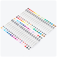 Набор двусторонних маркеров для скетчинга MESHU 36 цвета