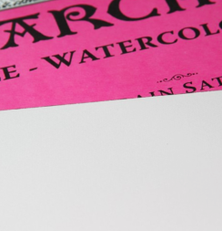 Arches Aquarelle Satin блок бумаги для акварели из хлопка 23х31см / 20 листов / 300 гм (сатиновая)