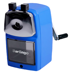 Точилка механическая Berlingo с металлическим корпусом в фирменном кейсе