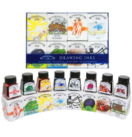 Набор туши для рисования Winsor&Newton Ink "William Collection" 8 цветов по 14 мл