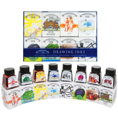 Набор туши для рисования Winsor&Newton Ink "William Collection" 8 цветов по 14 мл
