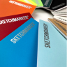 Скетчбук Sketchmarker Marker Line лайм с мягкой обложкой А5 / 16 листов / 160 гм купить в магазине маркеров Скетчинг ПРО с доставкой по РФ и СНГ