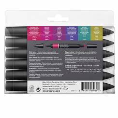 Набор маркеров Promarker 6 Rich Colors Winsor & Newton насыщенные