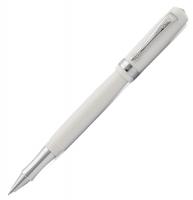 Ручка гелевая Kaweco Student White 0.7 мм акрил с хромом в футляре белая