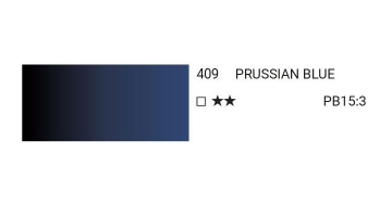 Краска акварельная SH WATER COLOR PRO туба 7,5мл №409 прусский синий