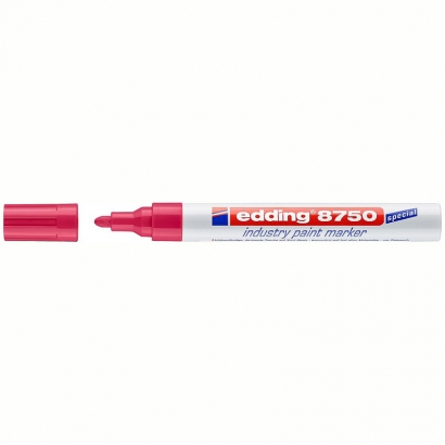Маркер-краска Edding 8750 красный 2-4 мм для промышленной графики