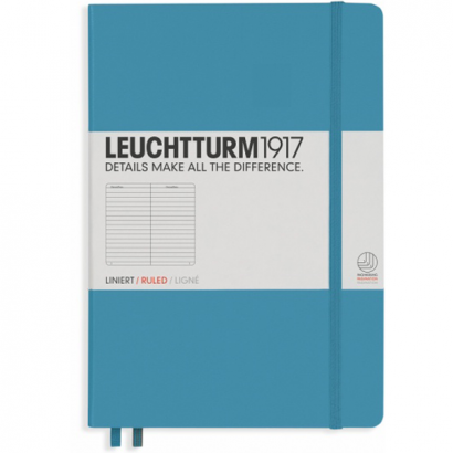 Записная книжка Leuchtturm «Medium» A5 в линейку нордический синий 251 стр.