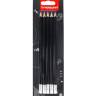 Набор чернографитных карандашей Bruynzeel Graphite Pencils HB 5 штук с ластиком купить в магазине карандашей Скетчинг Про с доставкой по РФ и СНГ