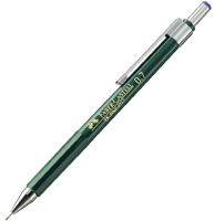 Карандаш механический Faber-Castell TK-Fine 9717 для скетчей с ластиком, грифель 0.7 мм HB