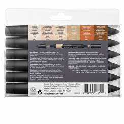 Набор маркеров Promarker Brush Winsor & Newton 6 штук телесные тона
