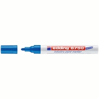 Маркер-краска Edding 8750 синий 2-4 мм для промышленной графики