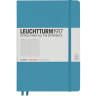 Записная книжка Leuchtturm «Medium» A5 в клетку нордический синий 251 стр.