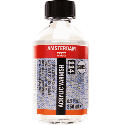 Лак для акрила глянцевый Amsterdam Acrylic Varnish Gloss 114 во флаконе 250 мл