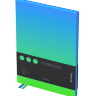 Записная книжка Radiance зелёно-голубая неоновая А5 / 80 листов / 80 гм купить в магазине Скетчинг Про с доставкой по всему миру