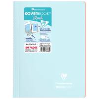 Тетрадь в клетку Koverbook ClaireFontaine голубая А4 / 80 листов / 90 гм