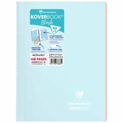 Тетрадь в клетку Koverbook ClaireFontaine голубая А4 / 80 листов / 90 гм
