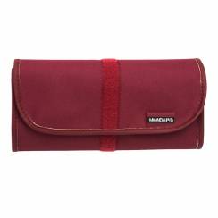 Набор кистей Frida в пенале-скрутке бордо, 12 кистей