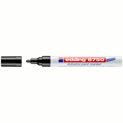 Маркер-краска Edding 8750 черный 2-4 мм для промышленной графики