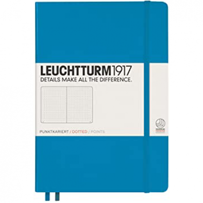 Записная книжка Leuchtturm «Medium» A5 в точку нордический синий 251 стр.