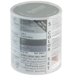 Набор пастели PanPastel Starter Greys 5 серых цветов в контейнерах по 9 мл