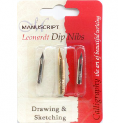 Набор бронзовых перьев для каллиграфии Manuscript Drawing 3 штуки