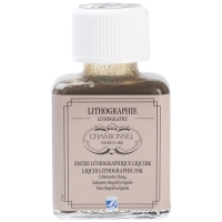 Чернила литографические Lefranc&Bourgeois "Charbonnel Lithography", черные, 75 мл