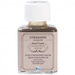 Чернила литографические Lefranc&Bourgeois "Charbonnel Lithography", черные, 75 мл