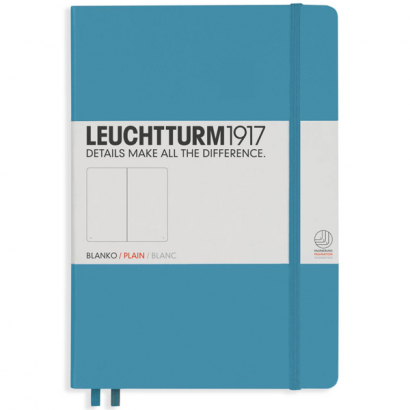 Записная книжка Leuchtturm «Medium» A5 нелинованная нордический синий 251 стр.